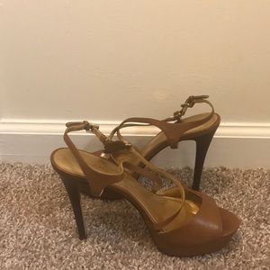 Brown Coach sandals